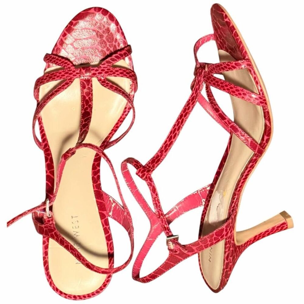 Nine-west Women's Red and Pink Courts